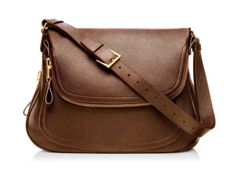 Tom Ford Jennifer Caramel Large Leather Adjustable Strap Shoulder Bag Online now