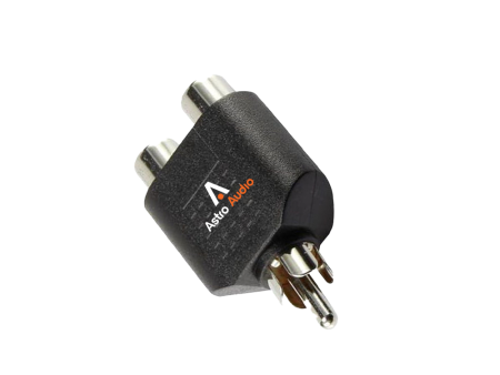 Astro Audio RCA Male to 2 x RCA Female Adapter [PRCAM2RCAF] Online now