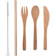 Bamboo Utensils with RPET Pouch For Discount