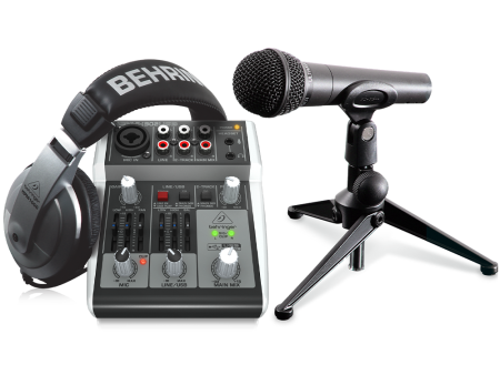 Behringer Podcastudio 2 USB Podcastudio Bundle Online Sale