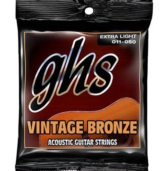 VNXL Ghs Vintage Bronze Acoustic Strings 11-50 Sale