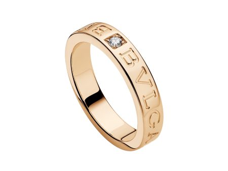 Bvlgari  BVLGARI BVLGARI  Ring In 18 kt Pink Gold With Diamond For Cheap