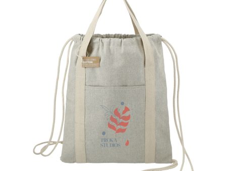 Repose 5oz. Recycled Cotton Drawstring Bag Online Sale