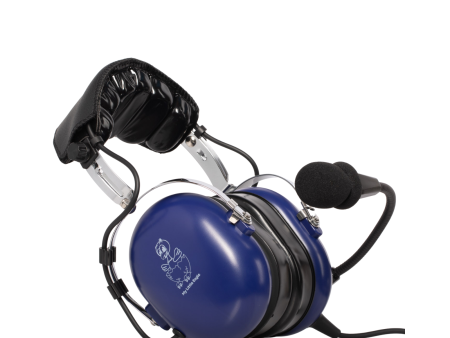 My Little Eagle Youth Aviation Headset - Fighter Jet Blue For Sale