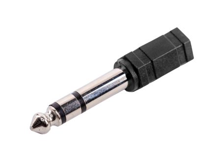 Astro Audio 6.35mm St Jack to 3.5mm St Jack Connector [P63S35S] Online Sale