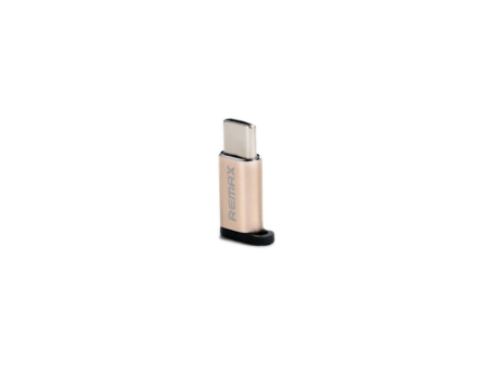 REMAX RA-USB1 Micro USB to Type-C - Gold Hot on Sale