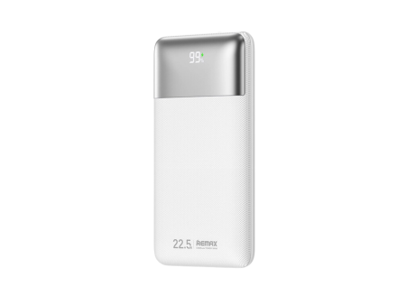 REMAX RPP-5 kiyuan Series 10000mAh PD+QC Fast Charging Power Bank(PD 20W+QC 22.5W) - White For Sale