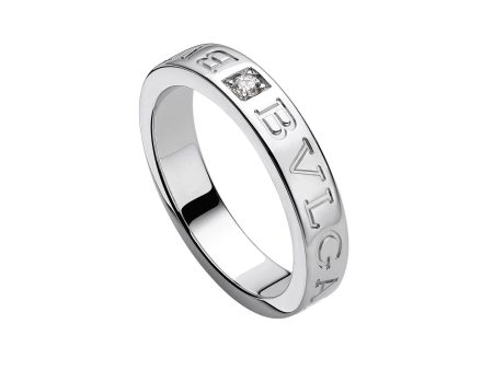 Bvlgari  BVLGARI BVLGARI  ring in 18 kt white gold With Diamond For Discount