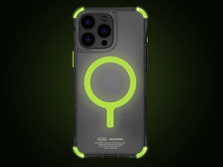 Skinarma iPhone 16 Pro 6.3  Saido Mag-Charge Case - NiteGlow Edition Hot on Sale