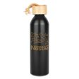 Meriden Sustainable Aluminum Bottle with Bamboo Lid &Cotton String Loop Hot on Sale