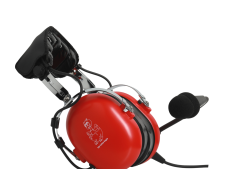 My Little Eagle Youth Aviation Headset - Afterburner Red Online