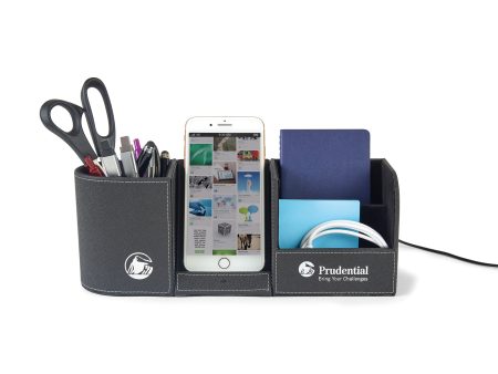 Truman Wireless Charging Desk Organizer Fashion