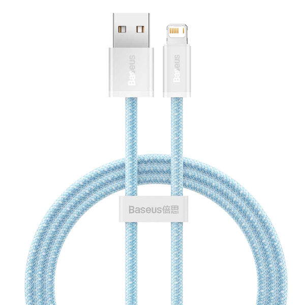 (Buy 1 Get 1) Baseus Dynamic Series iPhone Fast Charging Data Cable(2M) - Blue Online now