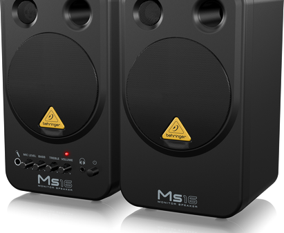 Behringer MS16 4  Studio Monitor (Pair) Online