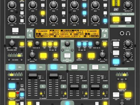 Behringer DDM4000 5-Channel Dj Mixer Online Sale