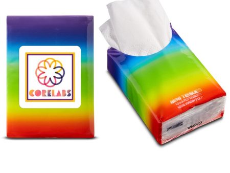 Rainbow Mini Tissue Packet Cheap