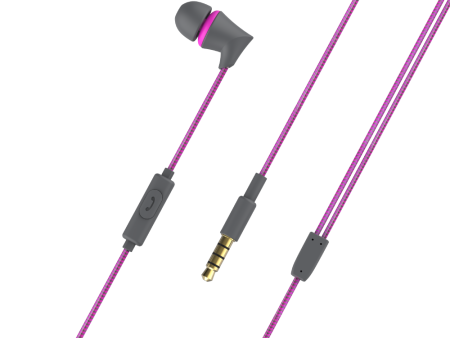 FTS 340PN In-Ear Wired Earphones (Pink) Fashion