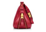 Tom Ford Jennifer Flame Red Medium Adjustable Strap Shoulder Bag on Sale