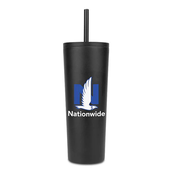 Natick 27oz. Double Wall SS Mug with Straw Online Hot Sale