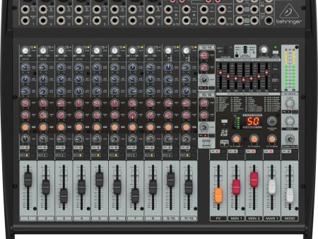 Behringer PMP4000 16-Channel 1600W Powered Mixer Fashion