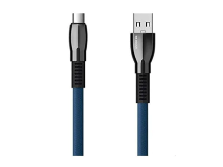 WK WDC-107A SENSH 2.4A DATA CABLE FOR TYPE-C (1M) - Blue Online now