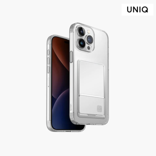 UNIQ iPhone 15 Pro Max  Air Fender ID Case - Clear Supply