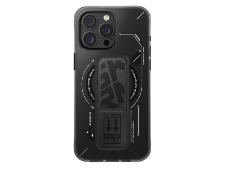 Skinarma iPhone 16 Pro 6.3  Helio (Mag-Charge+Gripstand) Case - Black on Sale