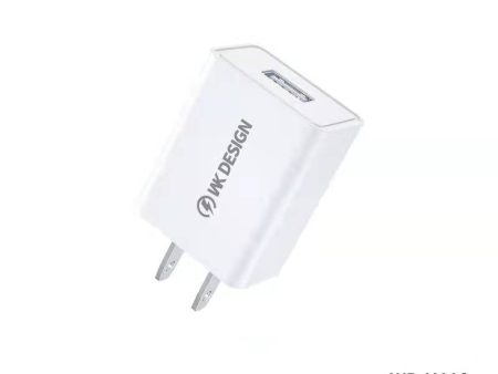 WK WP-U118 UPINE SERIES SINGEL USB CHARGER ONLY (US)(10W)(2A), US Charger, Charger Only Hot on Sale