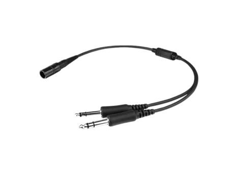 Bose 6 Pin LEMO to Dual Plug GA Adapter Supply