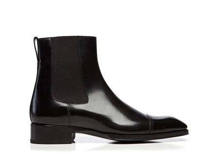 Tom Ford Gianni Leather Cap Toe Chelsea Boot Cheap