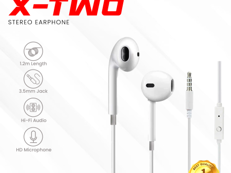 GADGET MAX  X-Two Stereo 3.5MM Earphone Sound Quality Earphone, Wired Earphone Sale