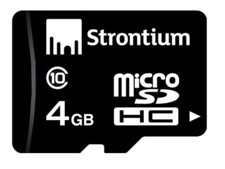 Strontium SR4GRFC10A 4GB Micro SD Card With Adaptor For Discount