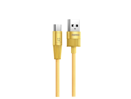 REMAX RC-C102i Infinity Series 2.4A Zinc Alloy Braided Fast Charging Data Cable For iPhone (1.2M) Fashion