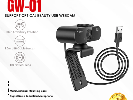 Gadget Max GW-01 Support Optical Beauty DI06 USB Web 2K Full HD Computer Camera Online now