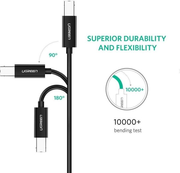 Ugreen US241 USB-C to USB 2.0 Print Cable (2M) Sale