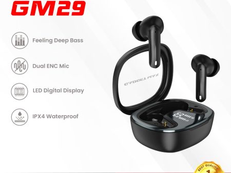 GADGET MAX GM29 Melo Series Bluetooth True Wireless TWS Earbuds (Dual-Mic ENC) - Black Supply