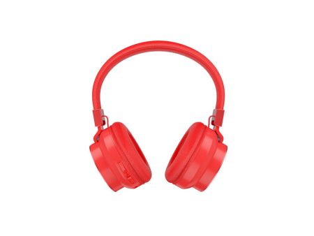 PRODA PD-BH400 MELO WIRELESS HEADPHONE - Red Fashion