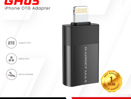 GADGET MAX GH03 iPhone OTG Adapter, OTG Adapter Sale