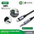 Ugreen US315 Lightning to 3.5mm AUX Cable Aluminum Shell with Braided MFI Cable 1M For Cheap