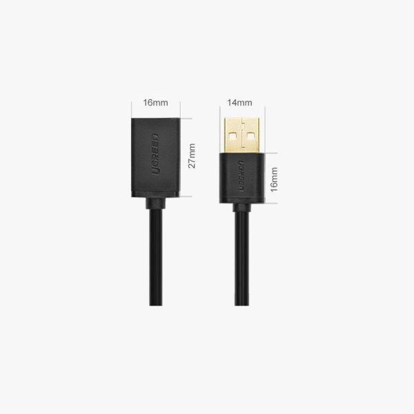 UGREEN US103 USB 2.0A MALE TO A FEMALE EXTENSION CABLE (1M) For Discount