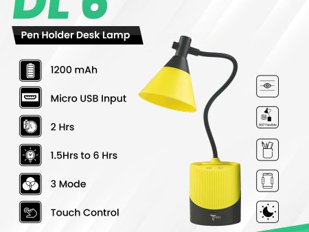 T PRO TP-DL 6 LED PENHOLDER DESK LAMP Online now