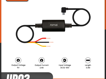 70MAI - UP03 HARDWiRE KIT TYPE-C MIDRIVE For Cheap