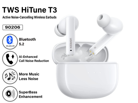 UGREEN HiTune T3 Wireless Bluetooth Earbuds (Active Noise Cancelling) Cheap