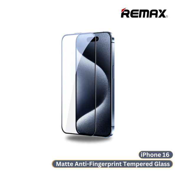 iPhone 16 >> REMAX Matte HD Tempered Glass Future large Curved Edge Series - Clear Discount