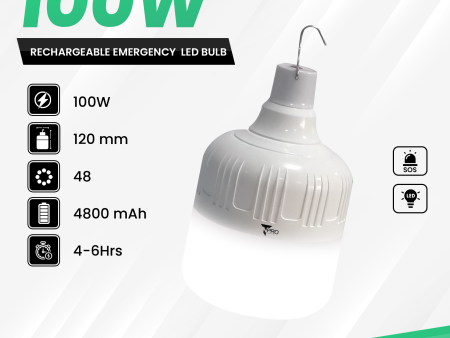 T PRO 100W LED CHARGING EMERGENCY BULB Cheap