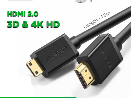 UGREEN HD108 High quality Mini HDMI to HDMI Cable for Tablet MP4 (1.5m) - Intl For Discount