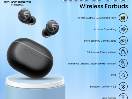 SounPeats Mini HS Bluetooth V5.3 True Wireless Earbuds Online now