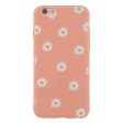 EIDERWOOD iPhone 6   6s Fleksibelt Plastik Cover m. Blomster motiv - Orange Supply