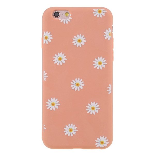 EIDERWOOD iPhone 6   6s Fleksibelt Plastik Cover m. Blomster motiv - Orange Supply