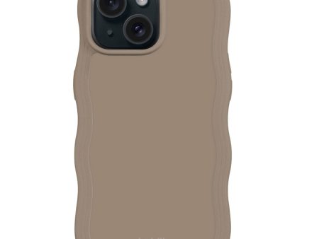 Holdit iPhone 15 Plus   14 Plus Wavy Case - Mocha Brown For Discount